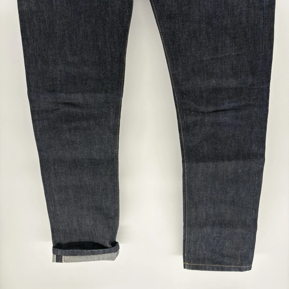 Gustin Selvedge Denim Jeans Raw Selvedge Skinny Fit Button Fly USA Men 30x30